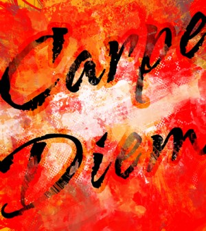 carpe diem. seize the day